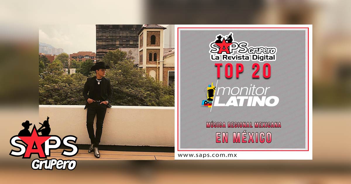 Top 20 de la Música Popular en México por MonitorLatino del 22 al 28 de Octubre de 2018
