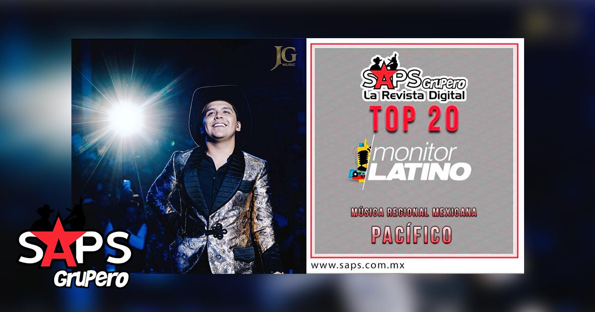 Top 20 de la Música Popular del Pacífico de México por MonitorLatino del 08 al 14 de Octubre de 2018