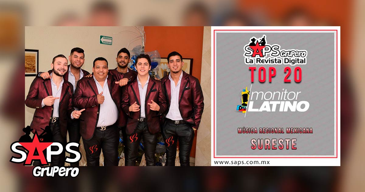 Top 20 de la Música Popular del Sureste de México por MonitorLatino del 22 al 28 de Octubre de 2018