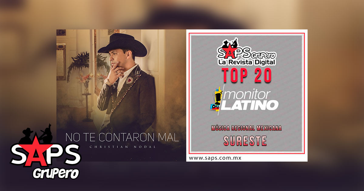 Top 20 de la Música Popular del Sureste de México por MonitorLatino del 12 al 18 de Noviembre de 2018