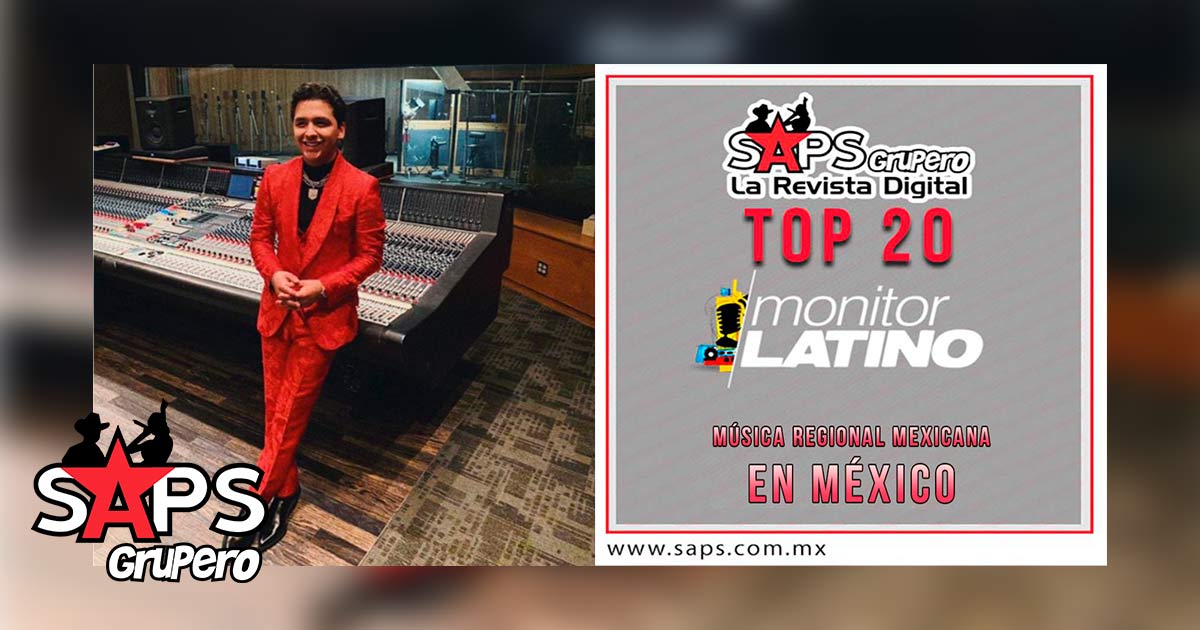 Top 20 de la Música Popular en México por MonitorLatino del 29 de Octubre al 04 de Noviembre de 2018