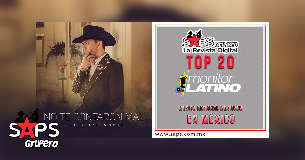 Top 20 de la Música Popular en México por MonitorLatino del 05 al 11 de Noviembre de 2018