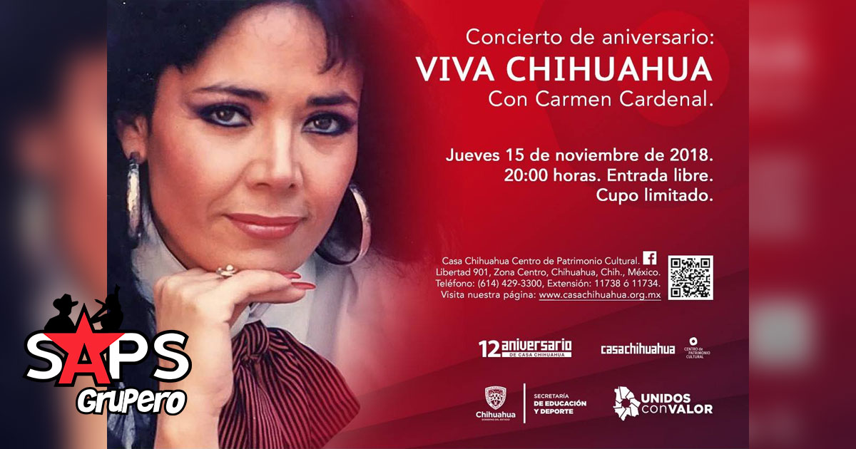 Carmen Cardenal en concierto ¡Viva Chihuahua!