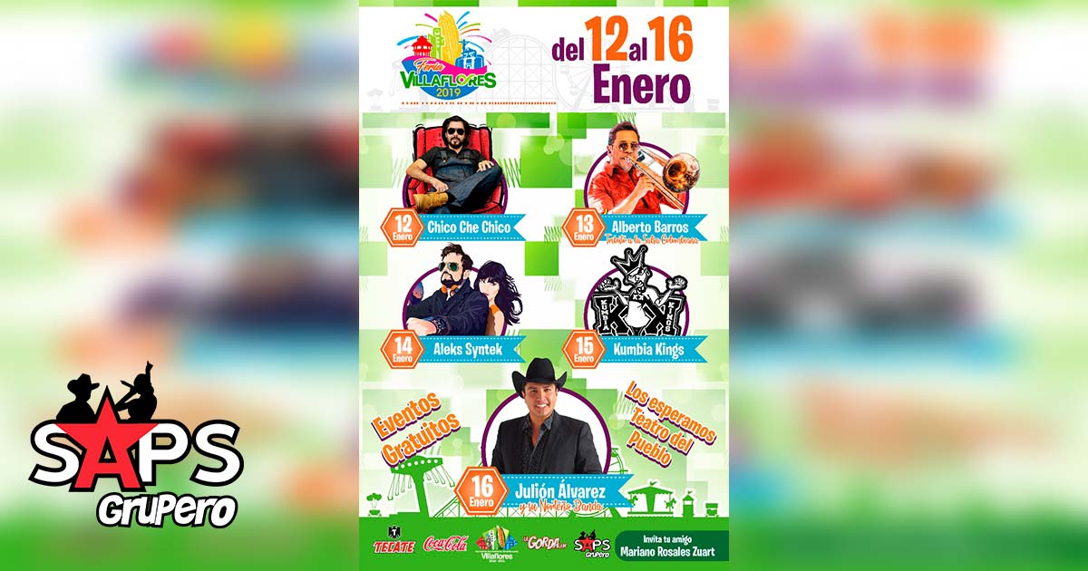 Expo Feria Villaflores 2019, cartelera oficial