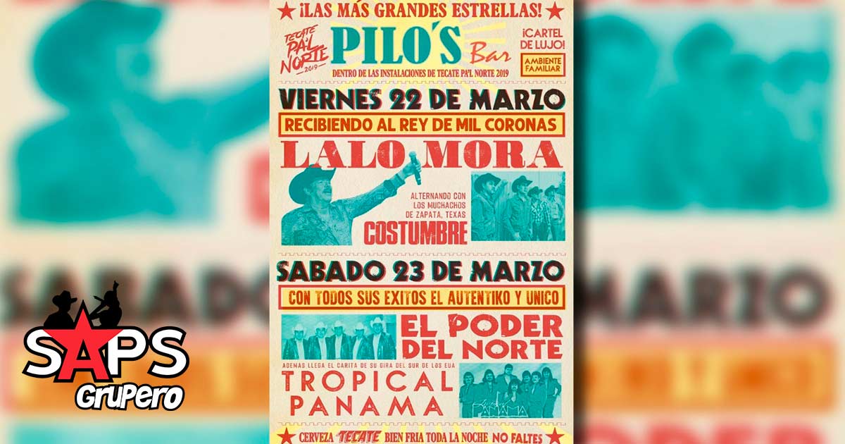 Lalo Mora y El Poder del Norte se presentarán en el Festival Pa´l Norte