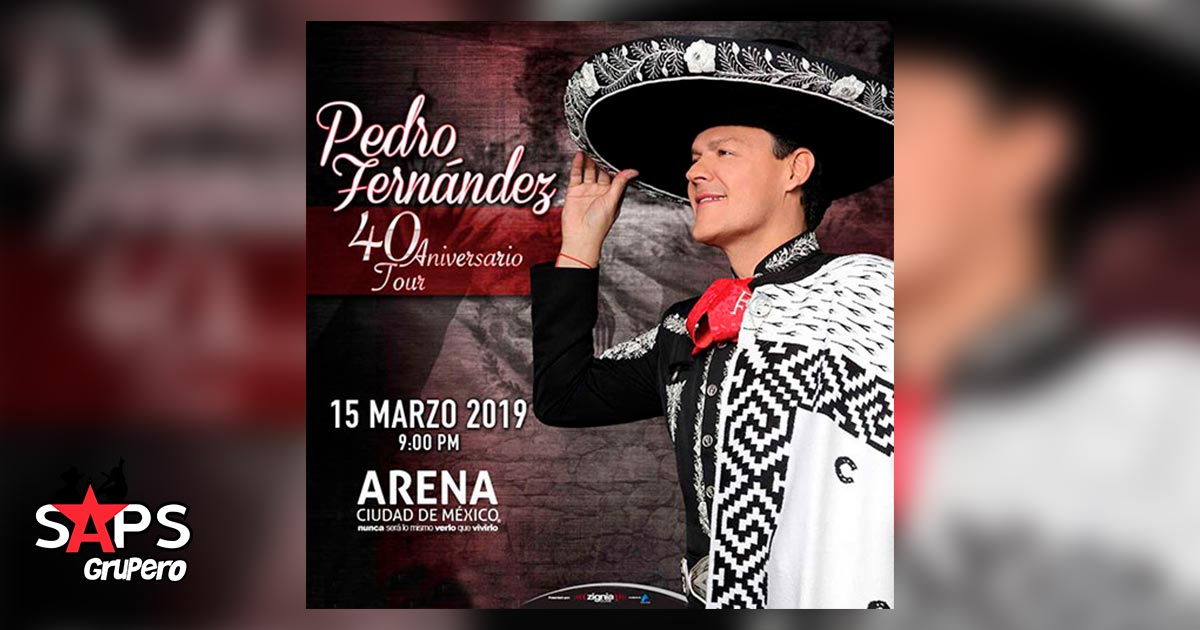 Pedro Fernández se presentará en la Arena Ciudad de México