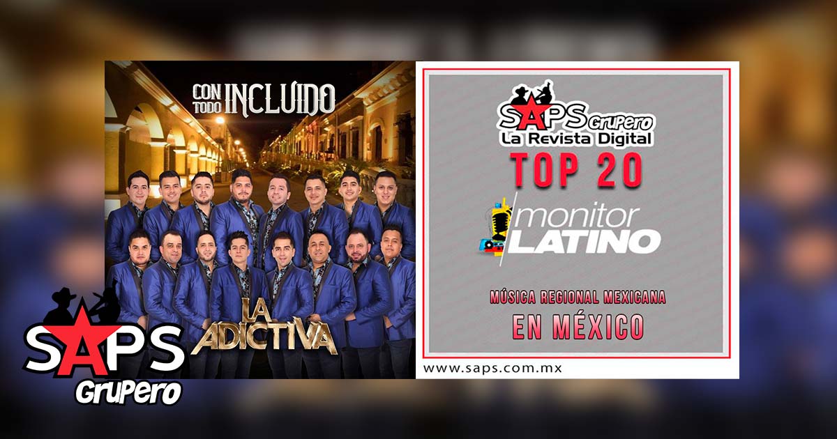 Top 20 de la Música Popular en México por MonitorLatino del 24 al 30 de diciembre de 2018