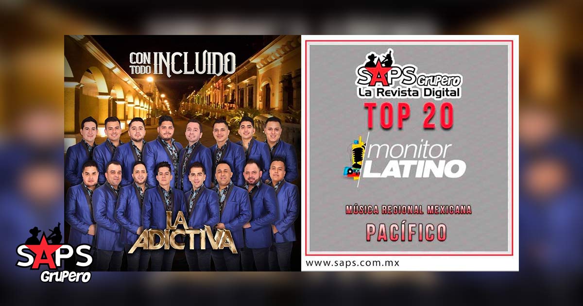 Top 20 de la Música Popular del Pacífico de México por MonitorLatino del 10 al 16 Diciembre  2018