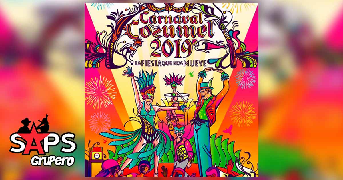 Cartelera para el Carnaval de Cozumel 2019