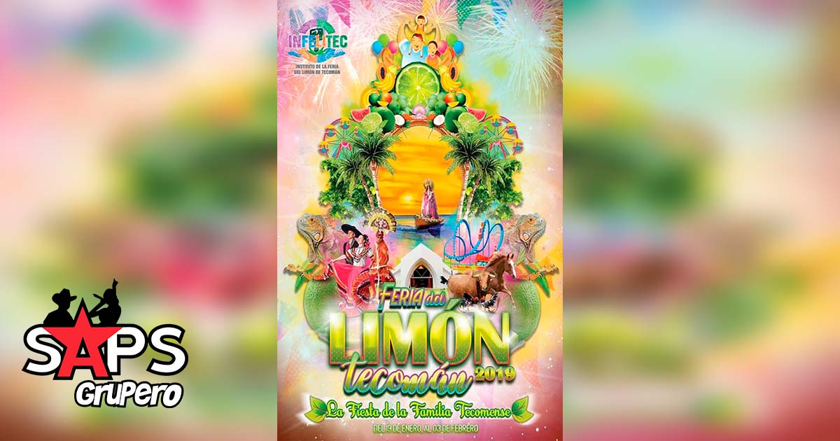 Cartelera de la Feria del Limón Tecomán 2019