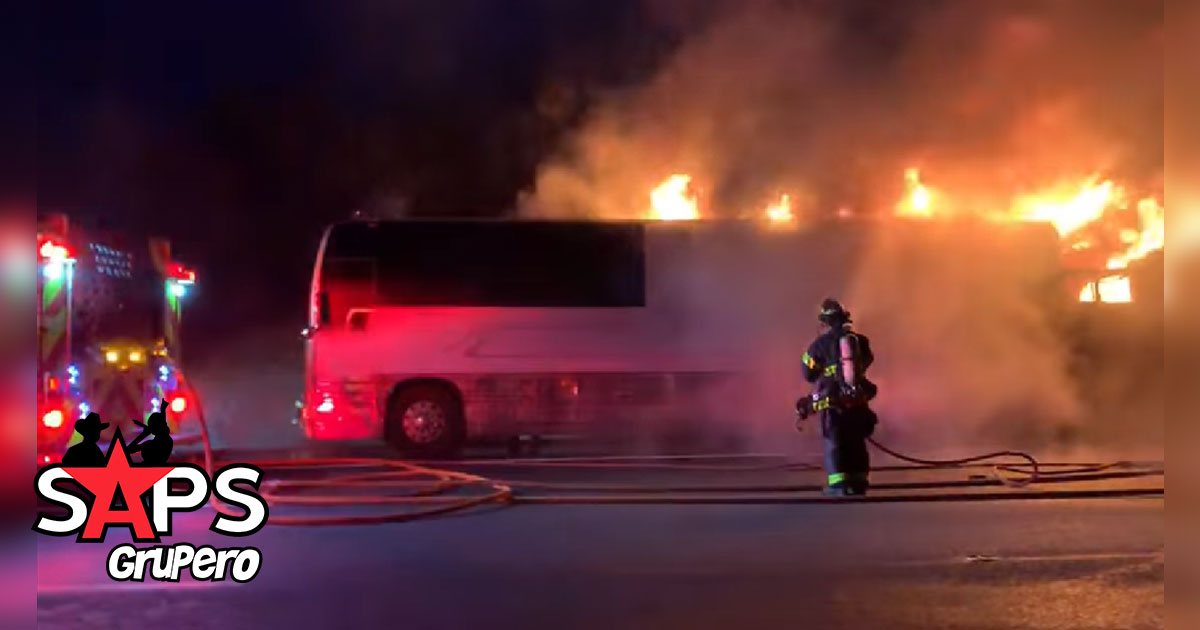 Se incendia el autobús de La Energía Norteña en Estados Unidos