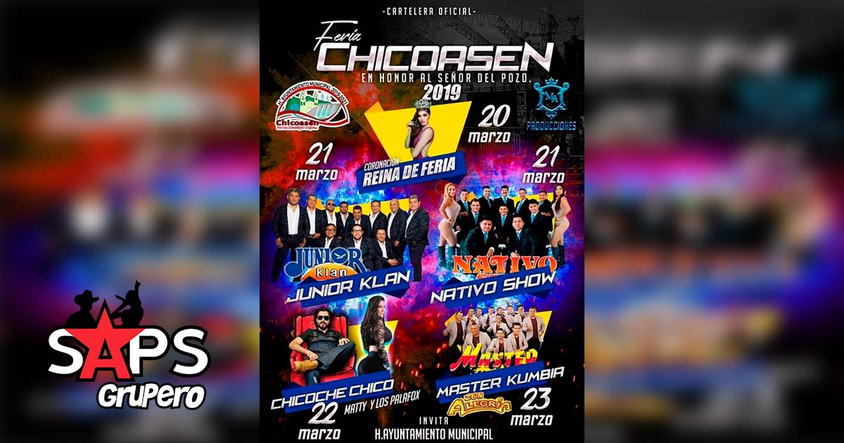 Feria Chicoasén 2019, Cartelera Oficial