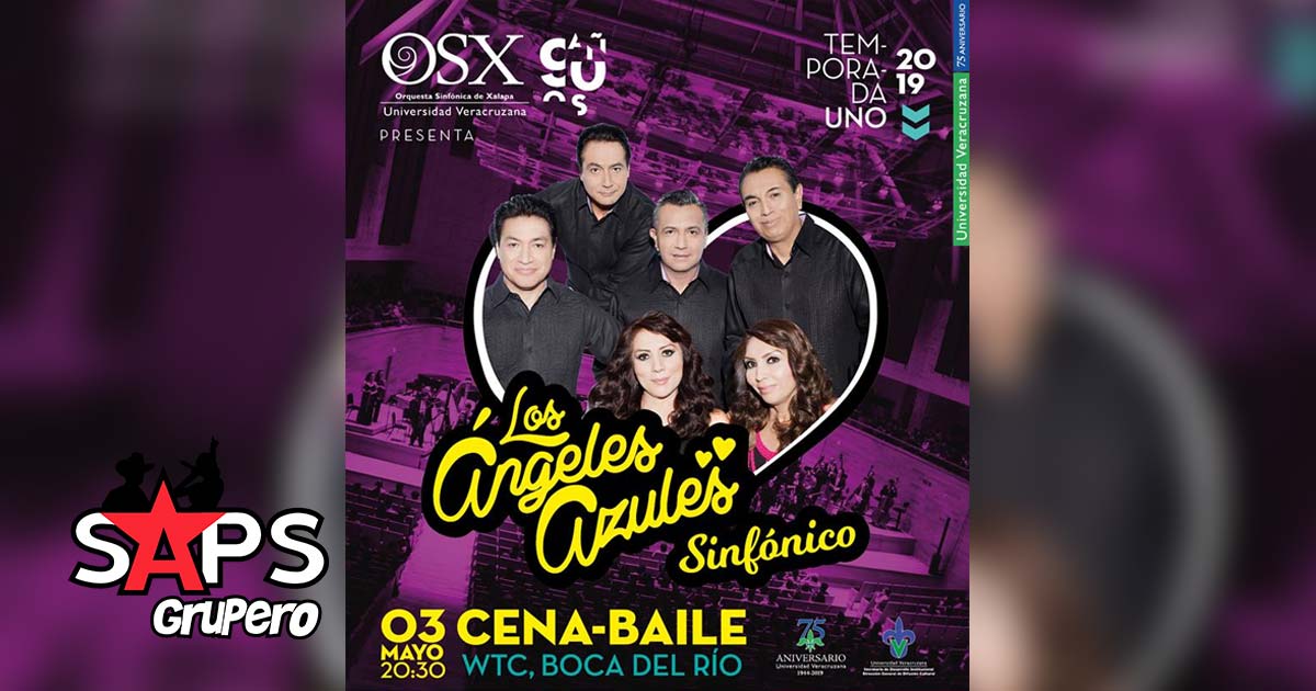 Los Ángeles Azules en concierto con La Orquesta Sinfónica de Xalapa