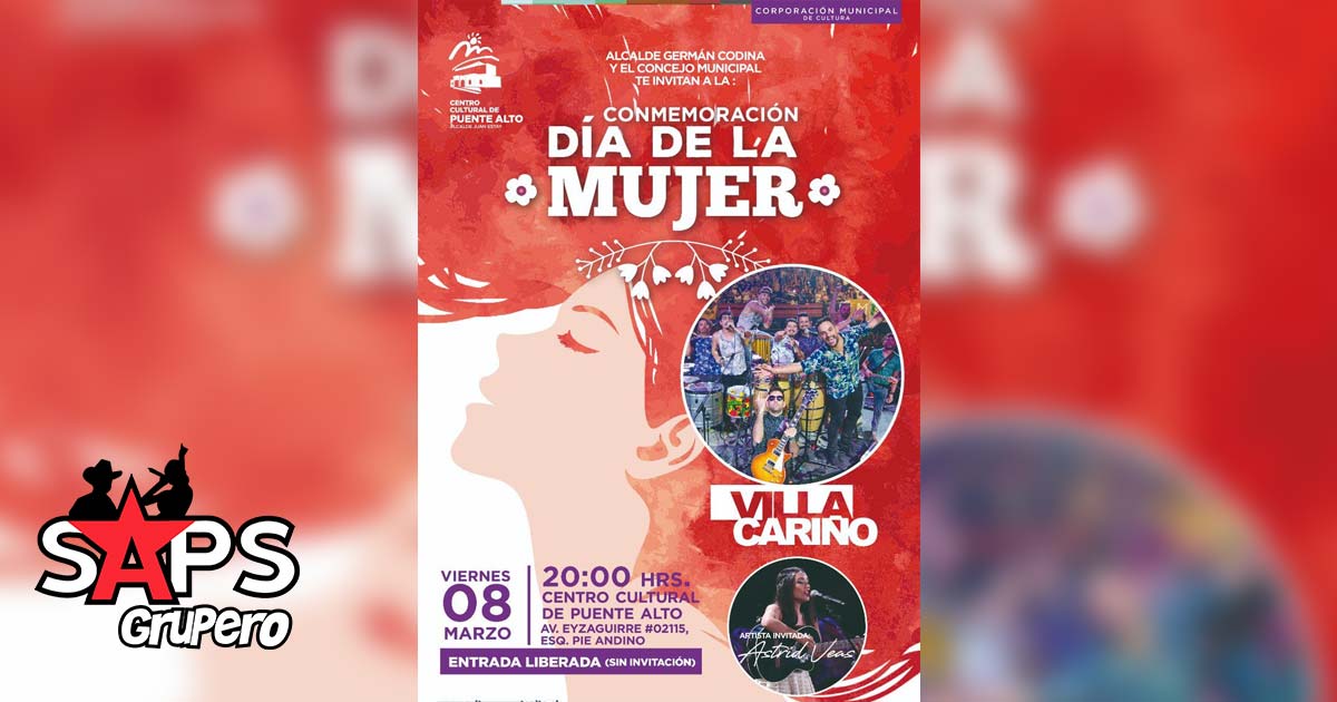 Villa Cariño tocará en Puente Alto este 8 de marzo