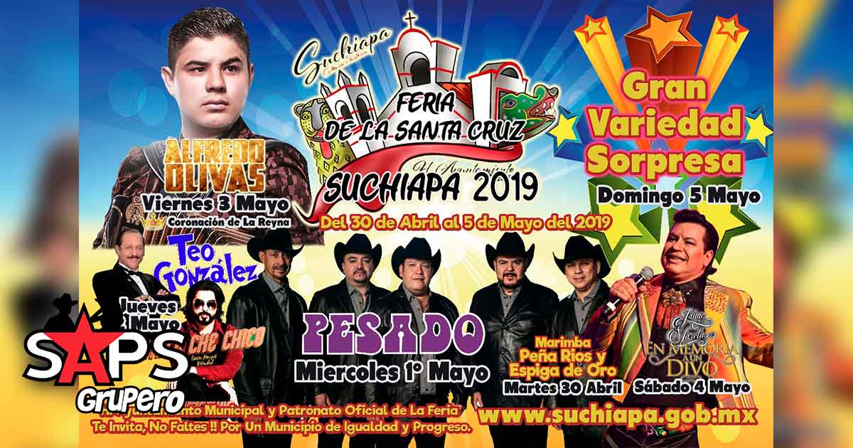 Feria de la Santa Cruz Suchiapa 2019, Cartelera Oficial