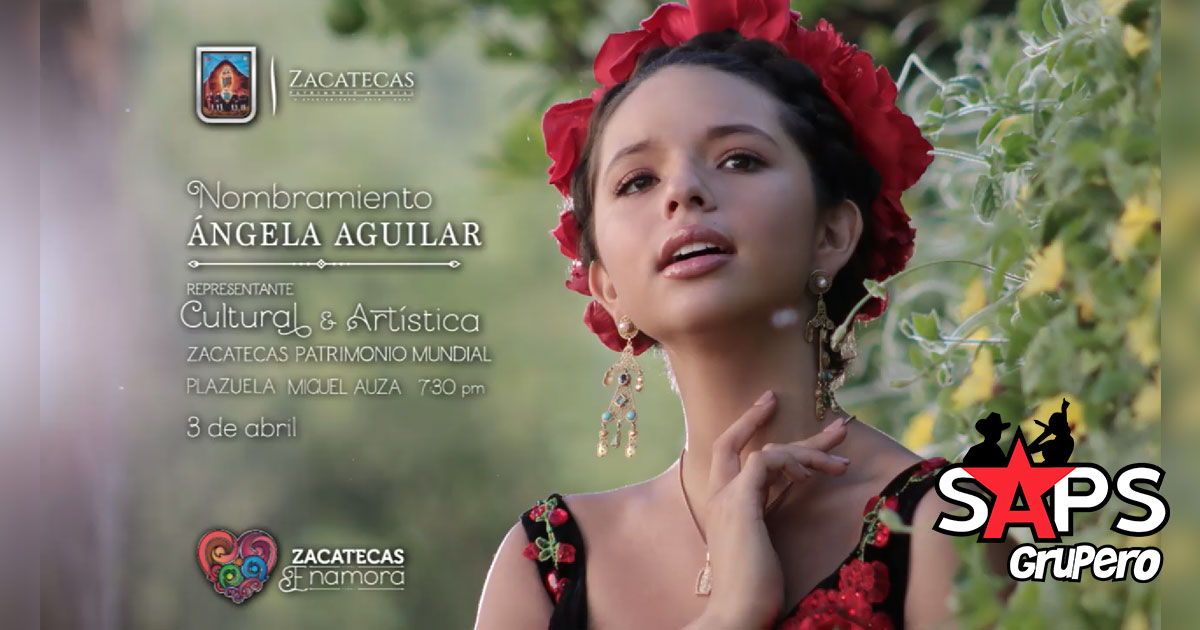 Ángela Aguilar será nombrada como Representante Artística y Cultural de Zacatecas