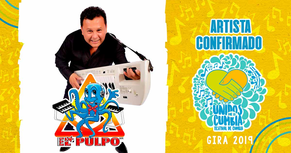 El Pulpo Alfredo y Sus Teclados, confirmado al Festival Unidos Por La Cumbia de Tabasco