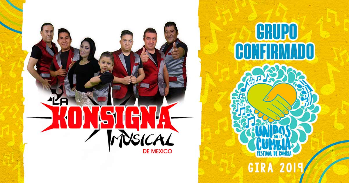 La Konsigna Musical de Mexico, confirmado al Festival Unidos Por La Cumbia de Tabasco