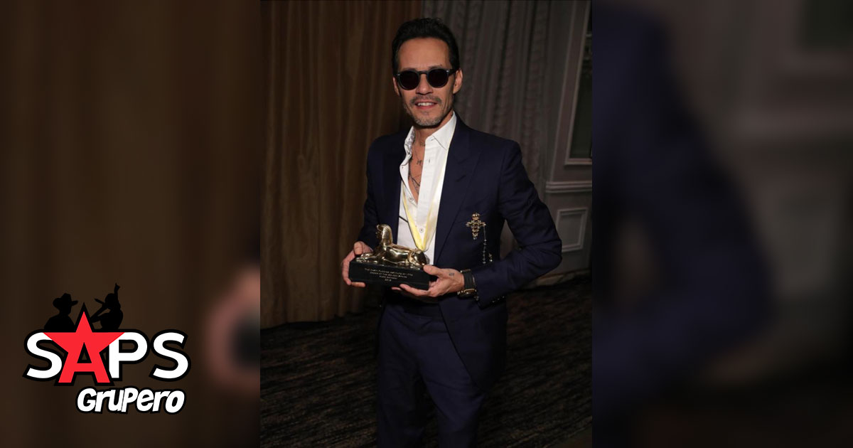 Reconocen a Marc Anthony con el premio “Order of the Golden Sphinx”