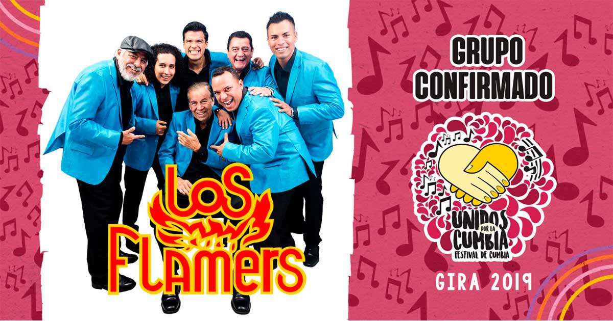 Los Flamers, confirmados al Festival Unidos Por La Cumbia en Veracruz