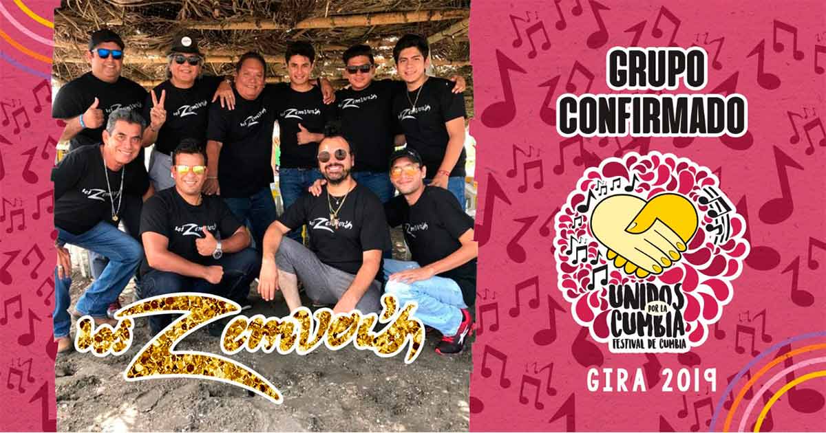 Los Zemver’s, confirmados al Festival Unidos Por La Cumbia en Veracruz