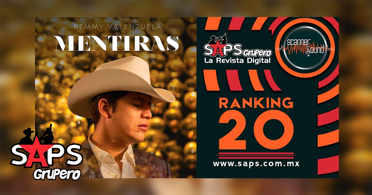 Top 20 de la Música Popular Mexicana en México por Scanner Sound del 06 al 12 de mayo de 2019