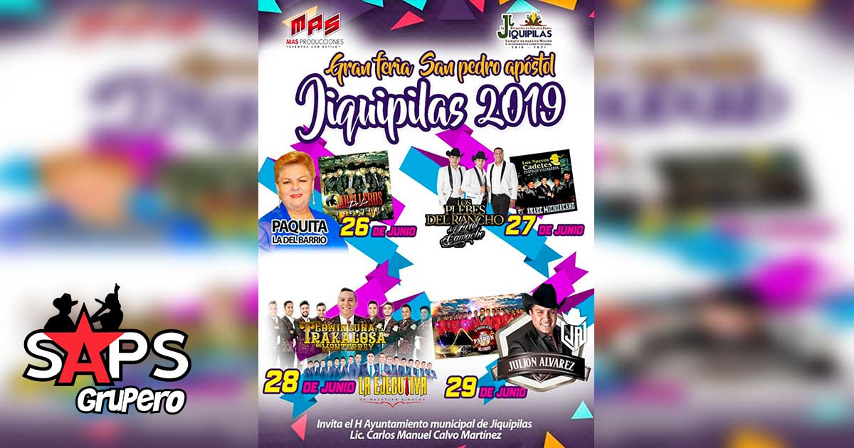 Feria San Pedro Apóstol Jiquipilas 2019 – Cartelera Oficial