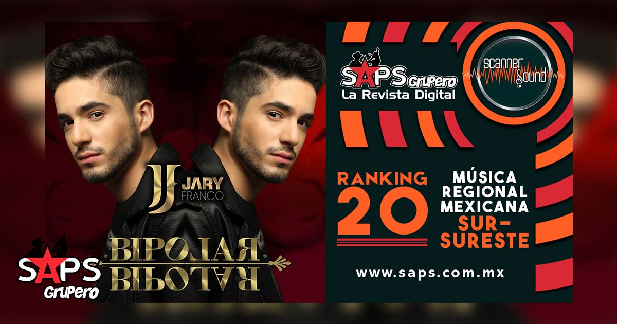 Top 20 del Sureste de México por Scanner Sound del 03 al 09 de junio de 2019