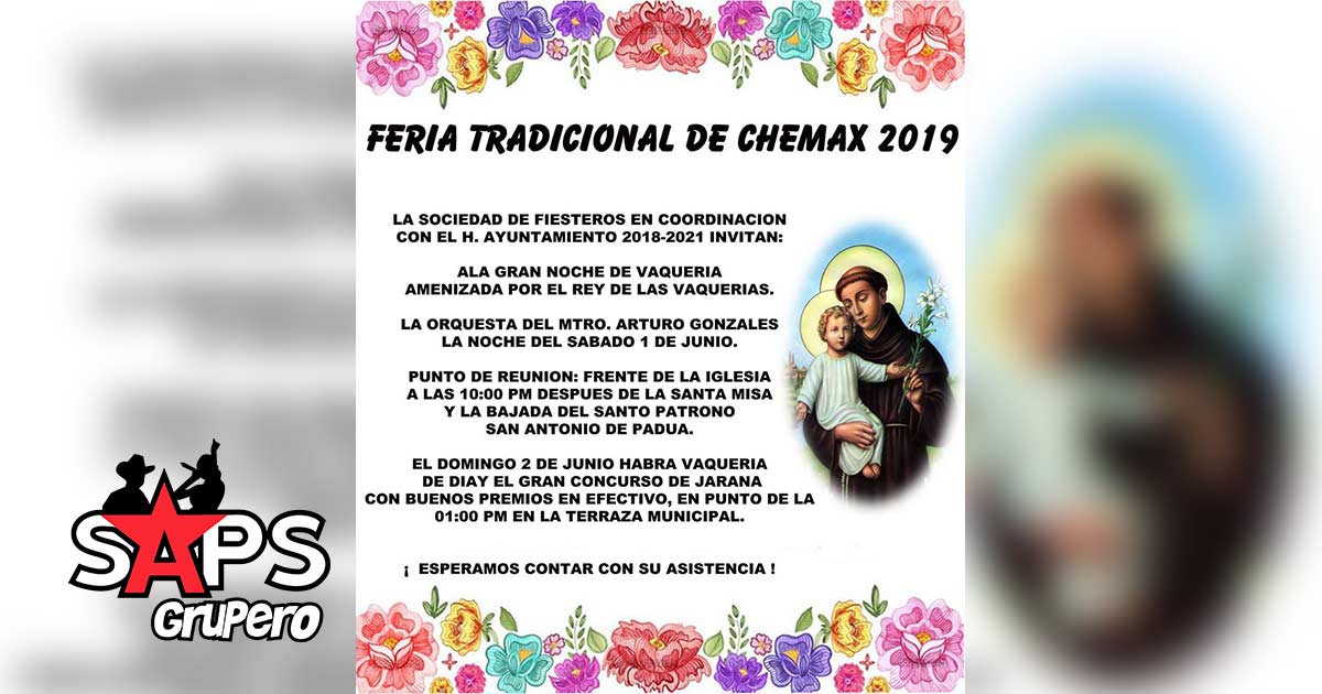 Feria Tradicional Chemax, cartelera oficial