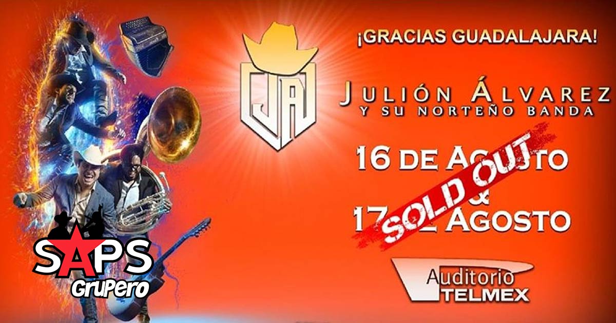 Julión Álvarez obtiene doble sold out en el Auditorio Telmex