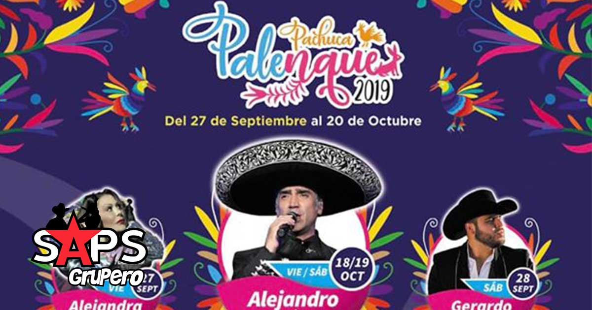Feria Hidalgo 2019, Palenque, Cartelera oficial
