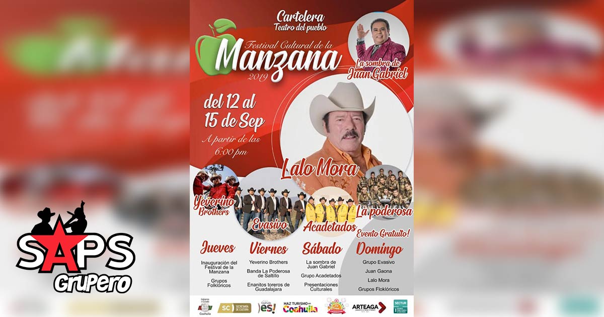 Feria de la Manzana Arteaga, Coahuila 2019 – Cartelera Oficial