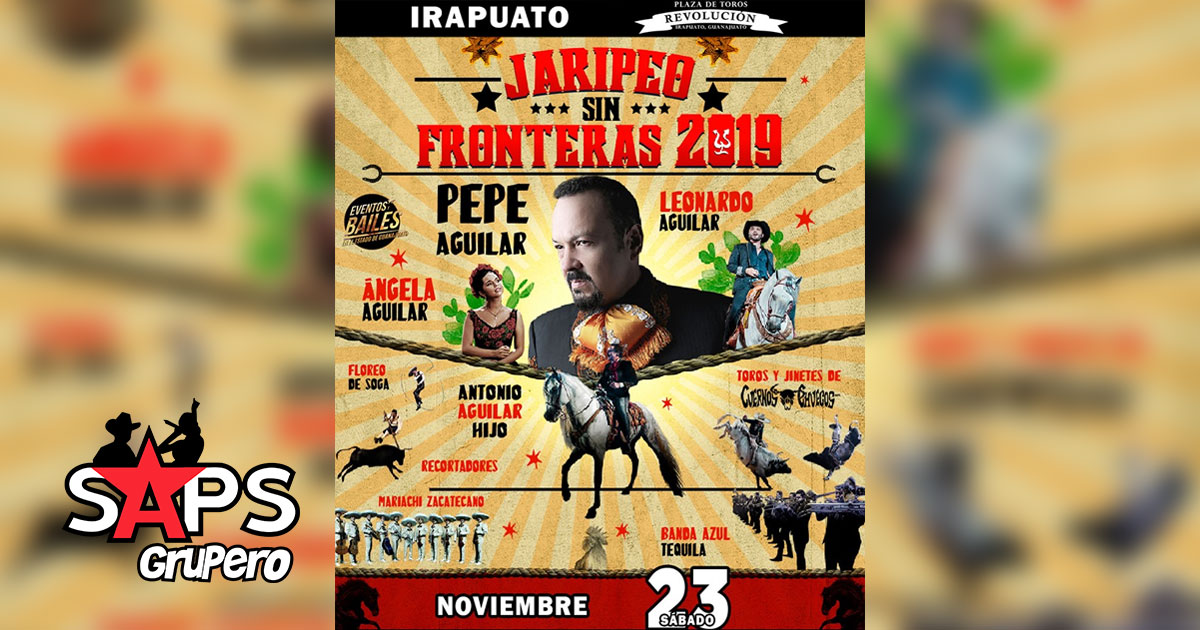 Pepe Aguilar llega a Irapuato, Guanajuato el 23 de noviembre