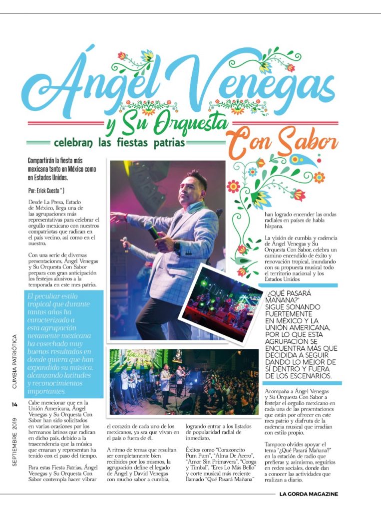 Ángel Venegas y Su Orquesta Con Sabor