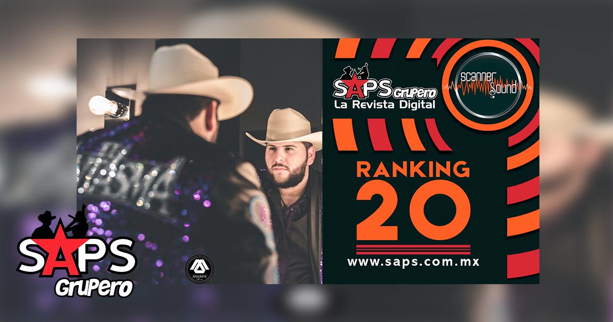 Top 20 de la Música Popular Mexicana en México por Scanner Sound del 30 de septiembre al 06 de octubre de 2019