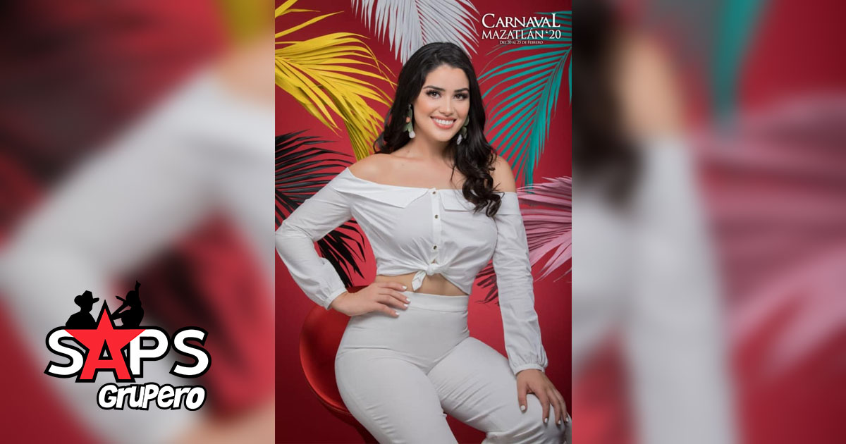 Anuncian a Brianda Lizárraga como candidata a Reina del Carnaval de Mazatlán 2020