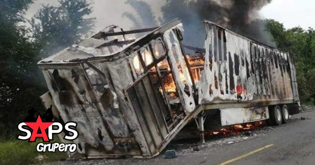 Incendia camión de Hugo Ruiz