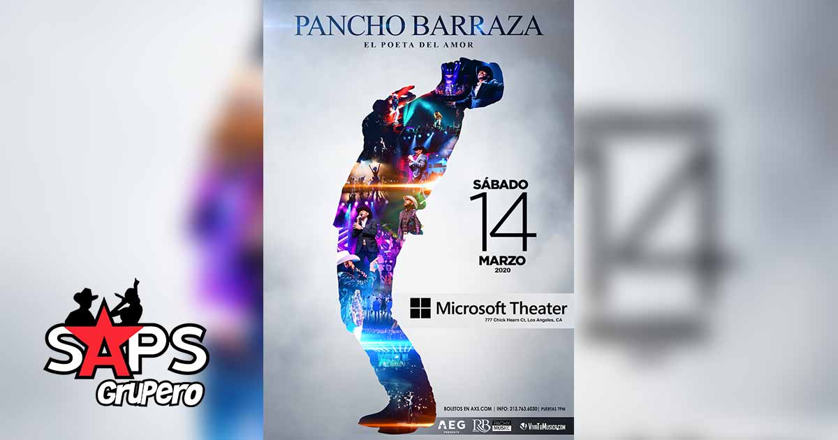 Pancho Barraza repite en el Microsoft Theater de Los Ángeles, California