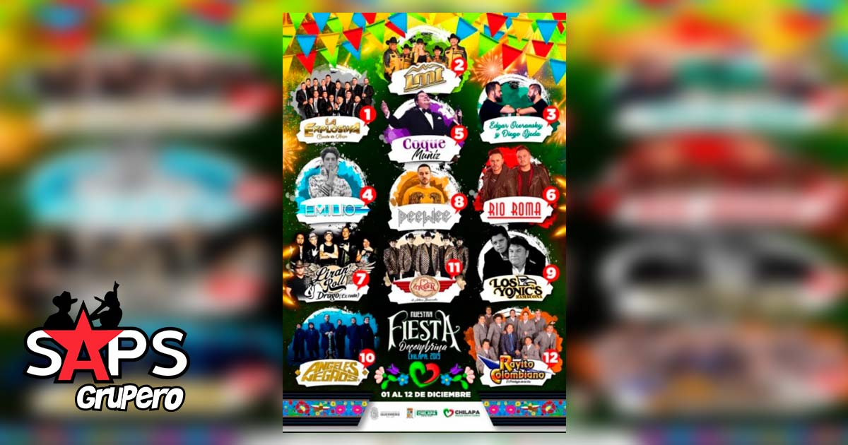 Feria Decembrina Chilapa de Álvarez 2019 – Cartelera Oficial