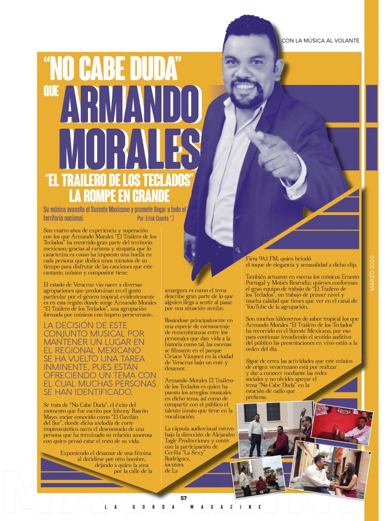 Armando Morales “El Trailero de los Teclados”