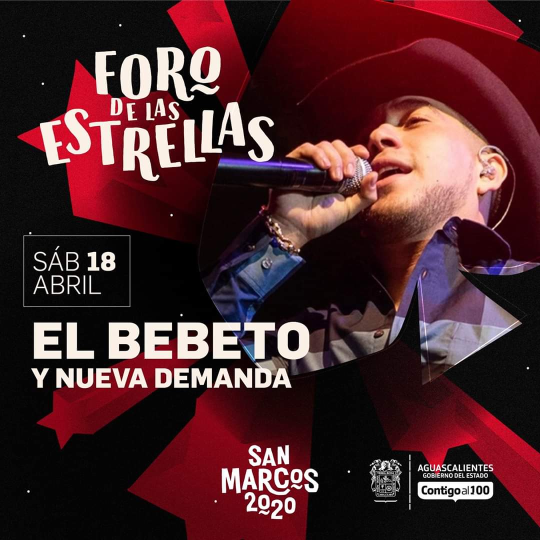 El Bebeto, Feria Nacional de San Marcos 2020 - Cartelera Oficial
