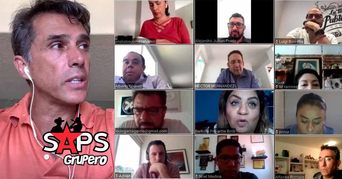 Diputado Sergio Mayer se reúne con el gremio del entretenimiento en México