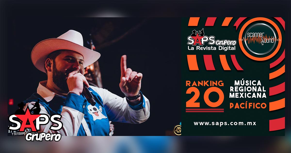 Top 20 de la Música Popular del Pacífico de México por Scanner Sound del 06 al 12 de abril de 2020