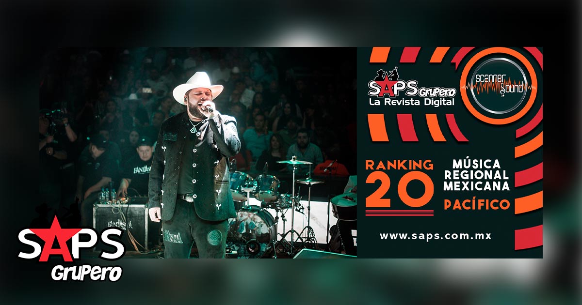 Top 20 de la Música Popular del Pacífico de México por Scanner Sound del 23 al 29 de marzo de 2020