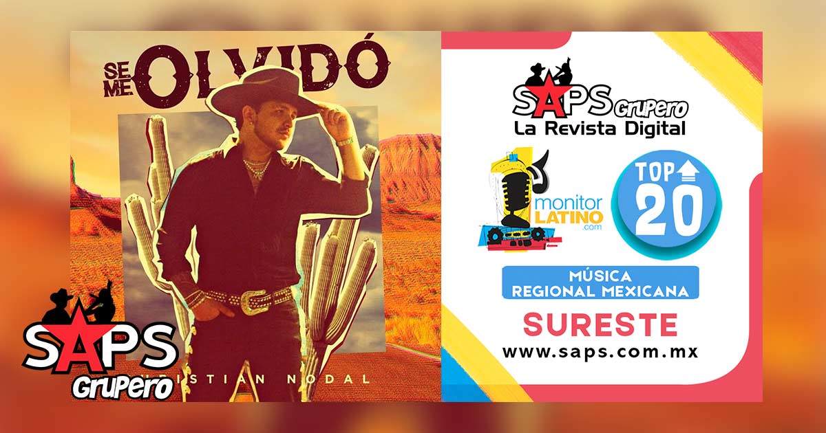 Top 20 de la Música en el Sureste de México por Monitor Latino del 30 de marzo al 05 de abril del 2020