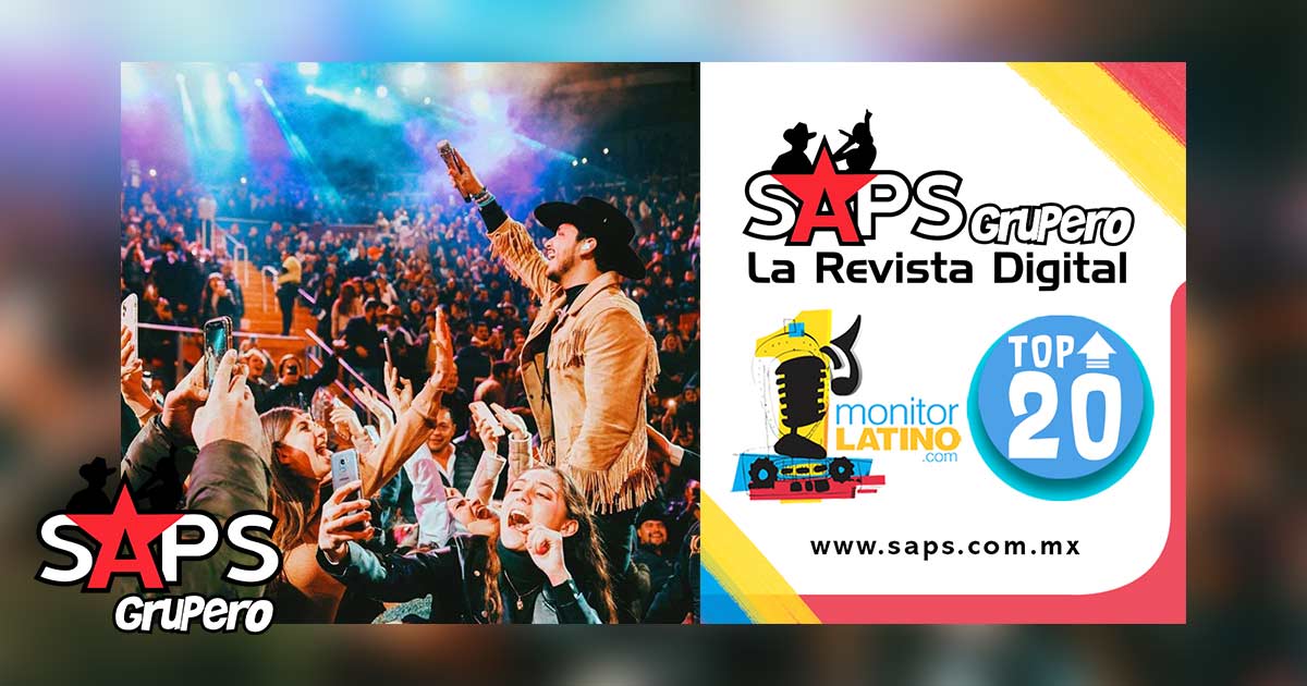 Top 20 de la Música en México por Monitor Latino del 20 al 26 de abril del 2020