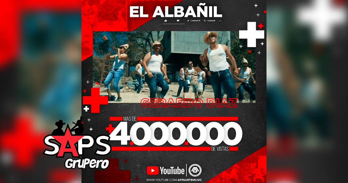 Gerardo Díaz y Su Gerarquía supera los 4 millones con “El Albañil”