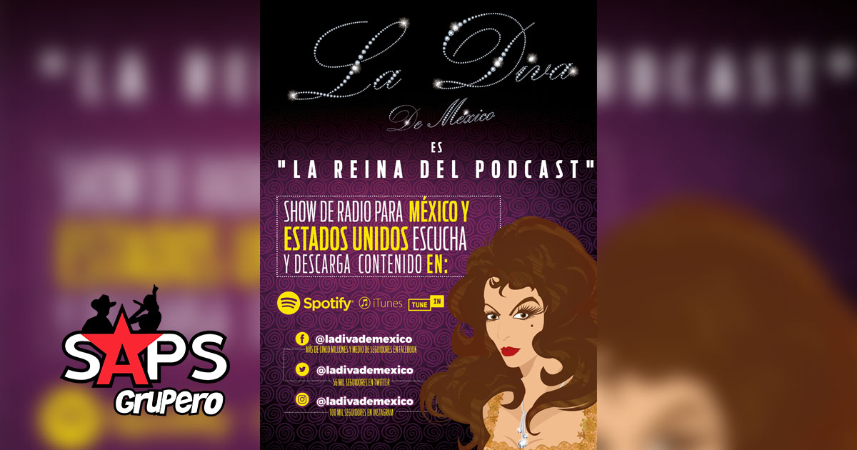La Diva de México es “La Reina del Podcast” en México y Estados Unidos
