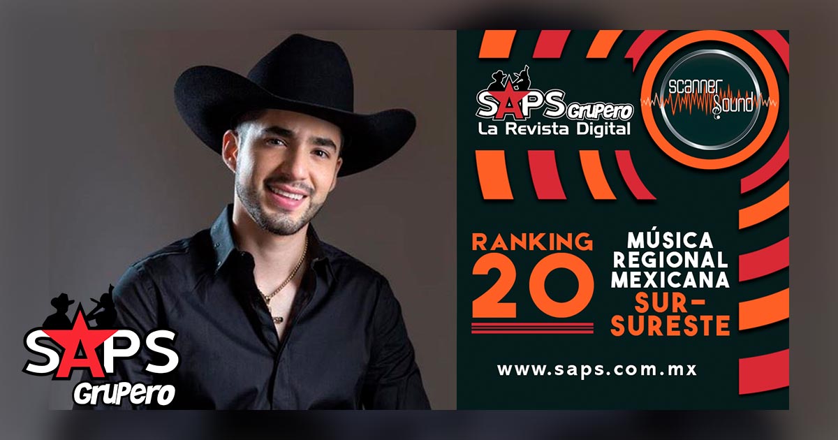 Top 20 del Sureste de México por Scanner Sound del 25 al 31 de mayo del 2020