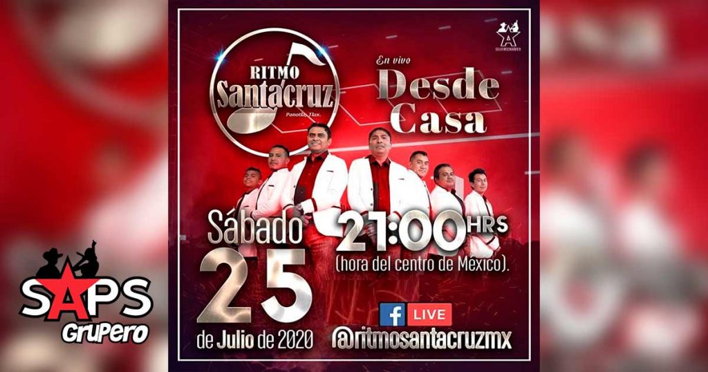Ritmo Santacruz ofrecerá concierto en Facebook Live